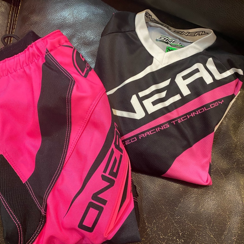 Boys medium motorcross outfit
